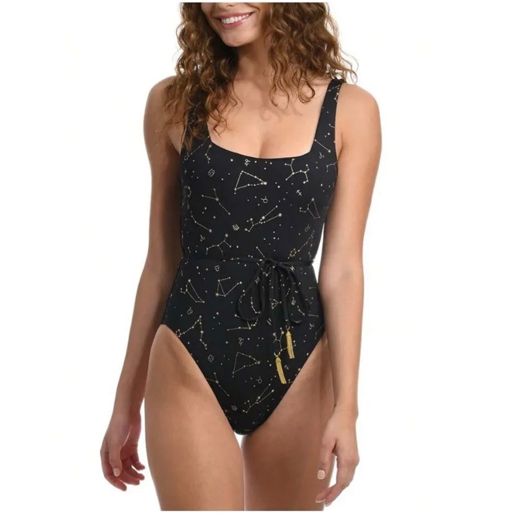 NWT Sunshine 79 Women's  One Piece Swimsuit Maillot Sz 8